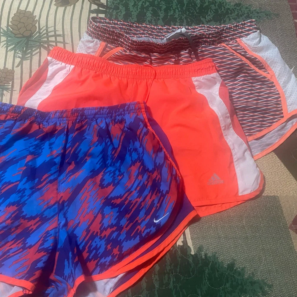 Nike Blue and Orange Athletic Shorts - Picture 1 of 1